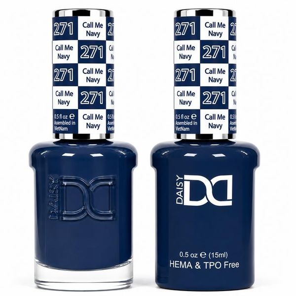 DND - Hema-Free & TPO-Free Gel & Lacquer - Call Me Navy – 271
