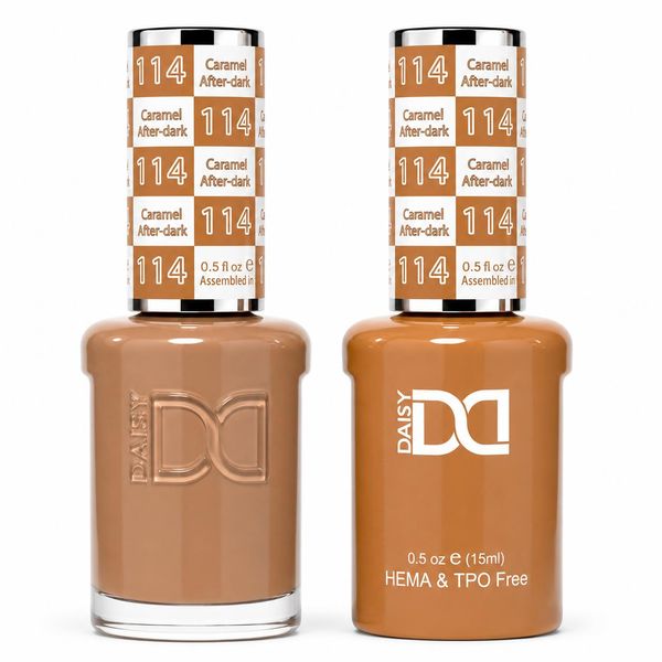 DND - Hema-Free & TPO-Free Gel & Lacquer - Caramel Afterdark – 114