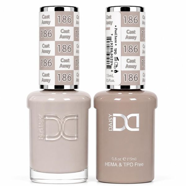 DND - Hema-Free & TPO-Free Gel & Lacquer - Cast Away – 186