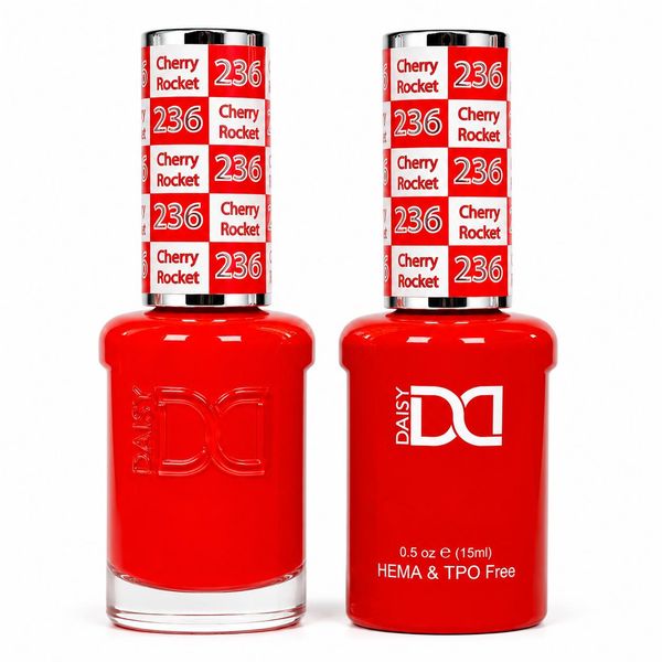 DND - Hema-Free & TPO-Free Gel & Lacquer - Cherry Rocket – 236
