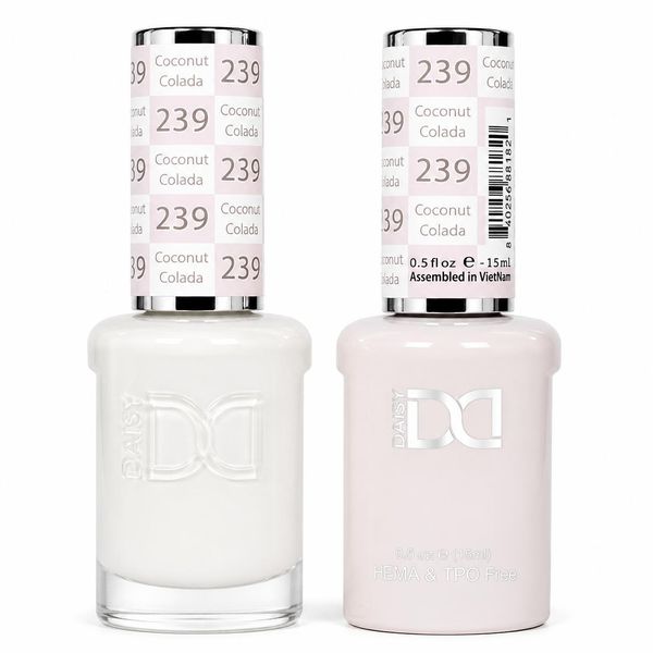 DND - Hema-Free & TPO-Free Gel & Lacquer - Coconut Colada – 239