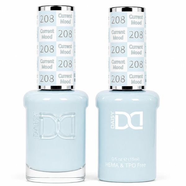 DND - Hema-Free & TPO-Free Gel & Lacquer - Current Mood – 208