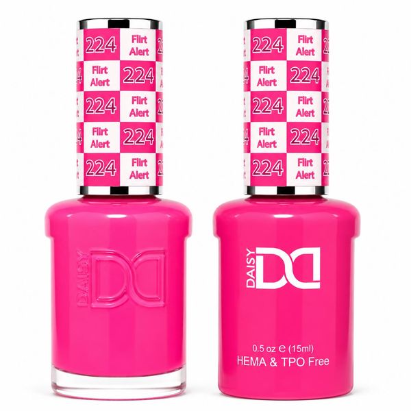 DND - Hema-Free & TPO-Free Gel & Lacquer - Flirt Alert – 224