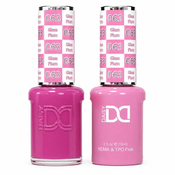 DND - Hema-Free & TPO-Free Gel & Lacquer - Glass Plum – 063