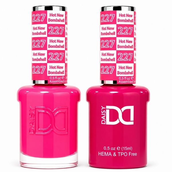 DND - Hema-Free & TPO-Free Gel & Lacquer - Hot New Bombshell – 227