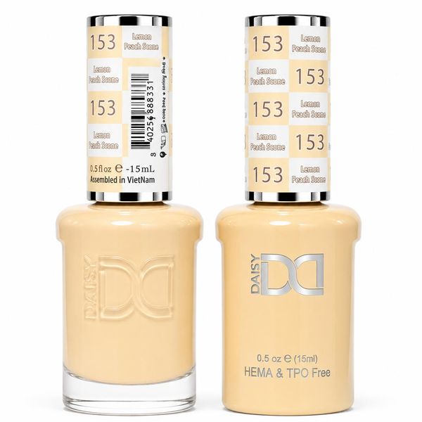 DND - Hema-Free & TPO-Free Gel & Lacquer - Lemon Peach Scone – 153