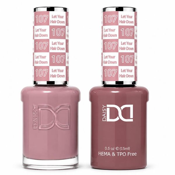 DND - Hema-Free & TPO-Free Gel & Lacquer - Let Your Hair Down – 107