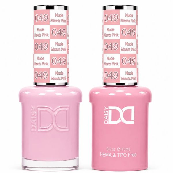 DND - Hema-Free & TPO-Free Gel & Lacquer - Nude Meets Pink – 049