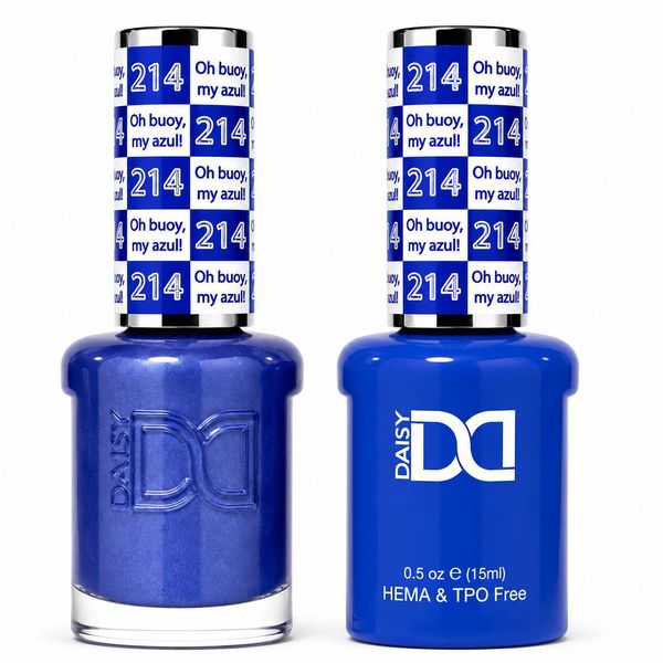 DND - Hema-Free & TPO-Free Gel & Lacquer - Oh Buoy, My Azul! – 214