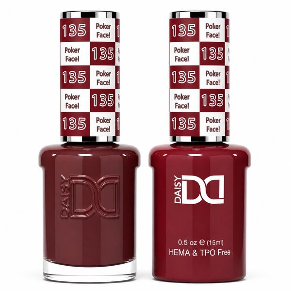 DND - Hema-Free & TPO-Free Gel & Lacquer - Poker Face! – 135