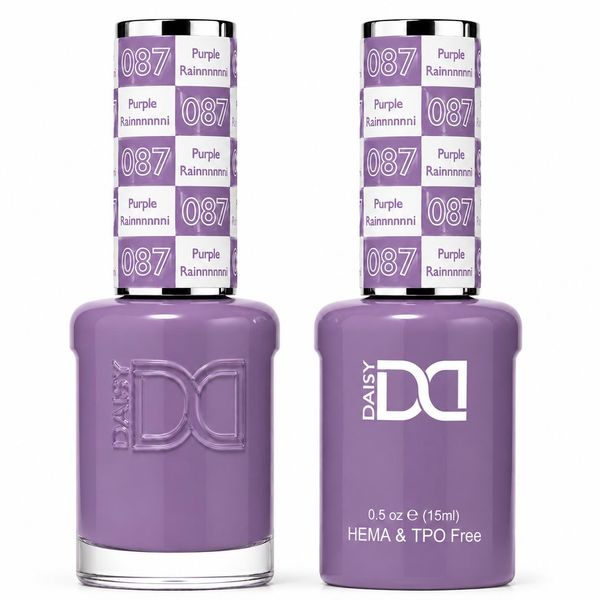 DND - Hema-Free & TPO-Free Gel & Lacquer - Purple Rainnnnnn – 087
