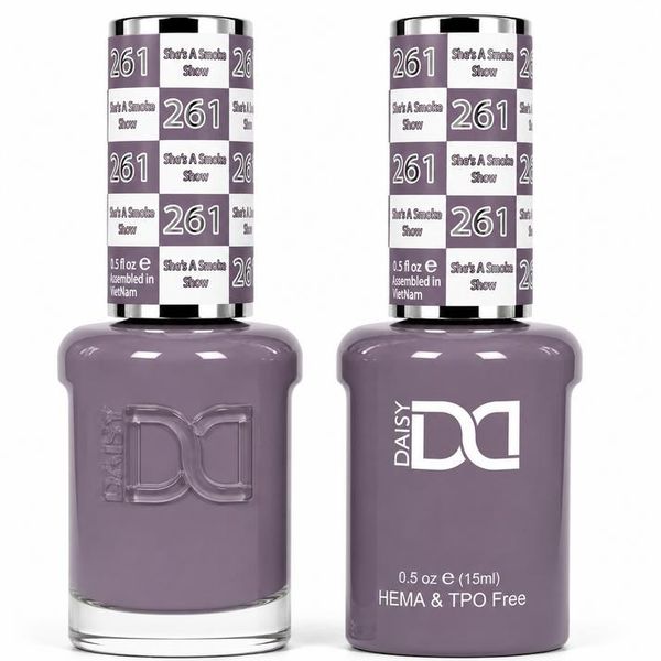 DND - Hema-Free & TPO-Free Gel & Lacquer - She's A Smoke Show – 261