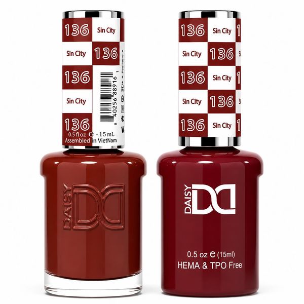 DND - Hema-Free & TPO-Free Gel & Lacquer - Sin City – 136
