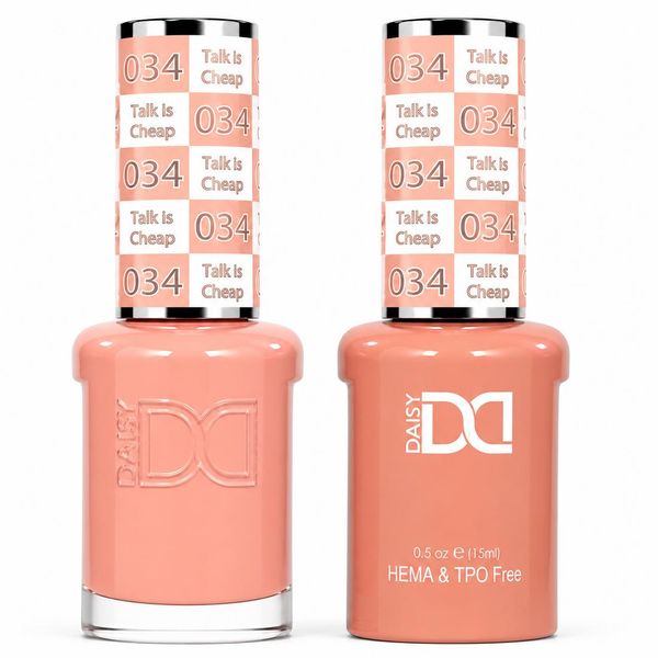 DND - Hema-Free & TPO-Free Gel & Lacquer - Talk Is Cheap – 034