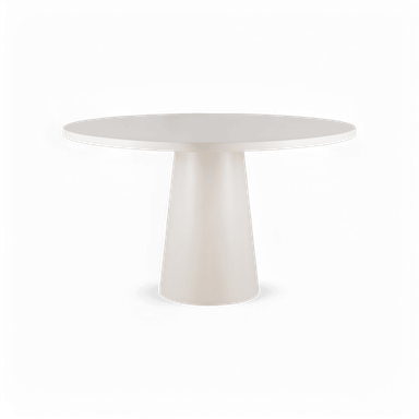 Sable Dining Table Alabaster Micro Cement