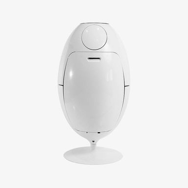 Ovetto Lacoque White - Designer bin for waste separation