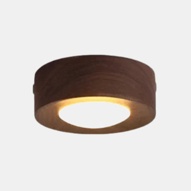 Plafonnier Moderne en Bois avec Spot Orientable – Downlight LED Minimaliste pour Cuisine & Couloir