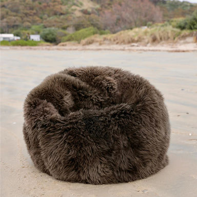 Classic NZ Long Wool Sheepskin Bean Bag