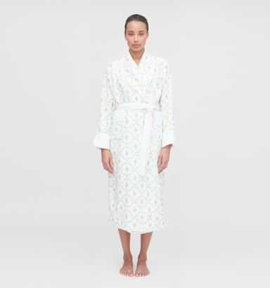The Hotel Robe - Pastel Trellis