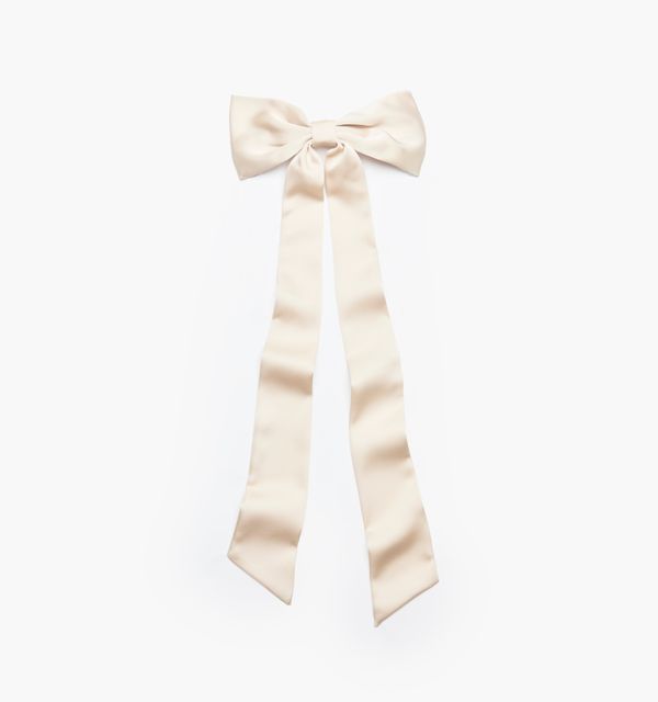 The Ceci Hair Bow - Champagne