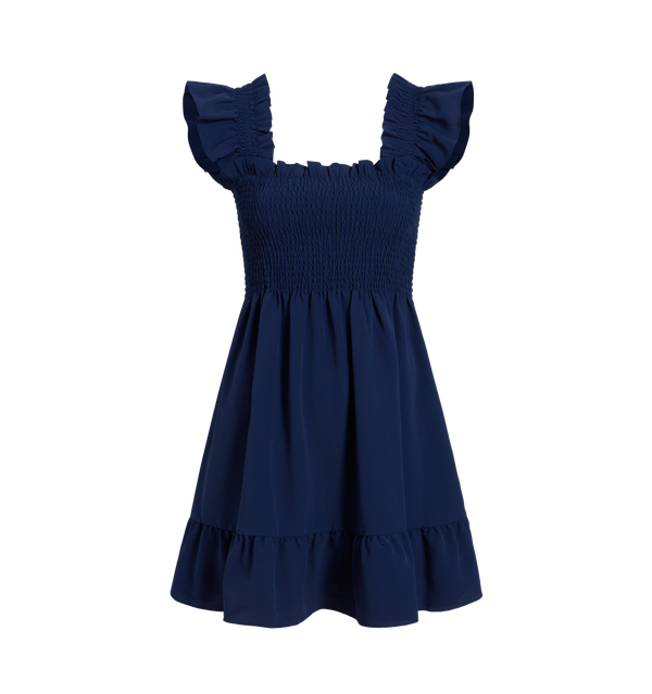 The Elizabeth Nap Dress - Navy Crepe