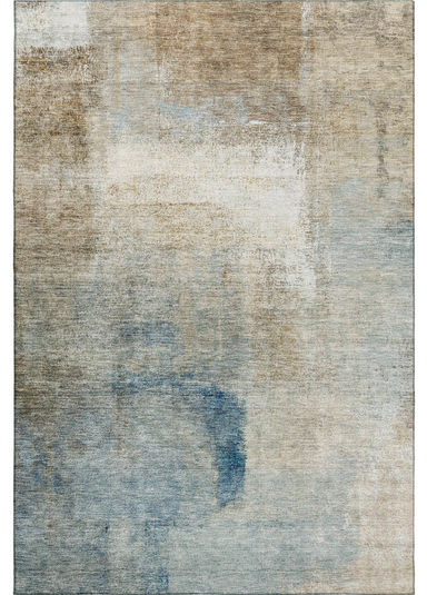 Luxury Washable Trevi TV5 Taupe 9'' x 12'' Rug
