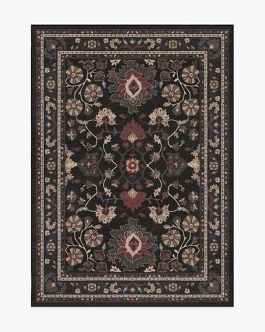 Calabria Black Multicolor Rug | Ruggable US