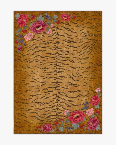 Gracie Bengal Bloom Multicolor Tufted Rug | Ruggable