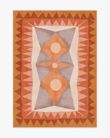 Justina Blakeney Outdoor Hilma Papaya Rug | Ruggable US