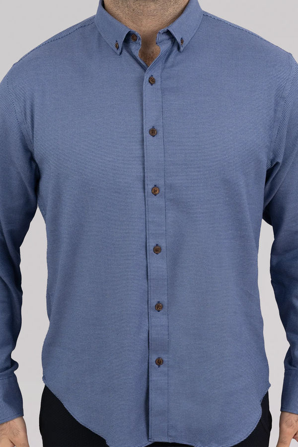untuck(able) Blue Puppytooth