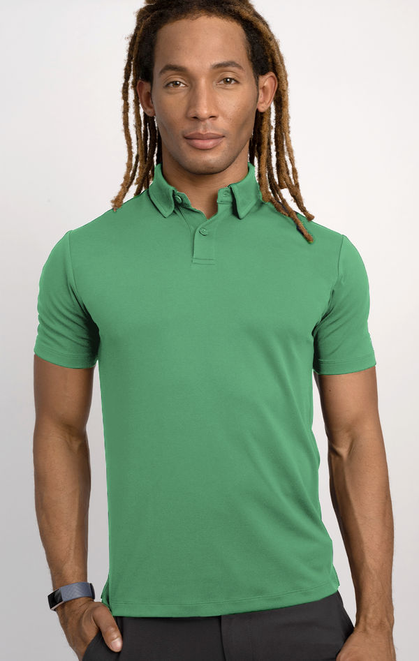Short Sleeve Polo Solid // Mint