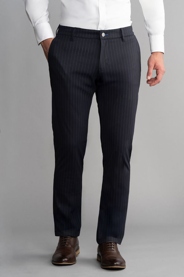 Performance Pants // Navy Stripe