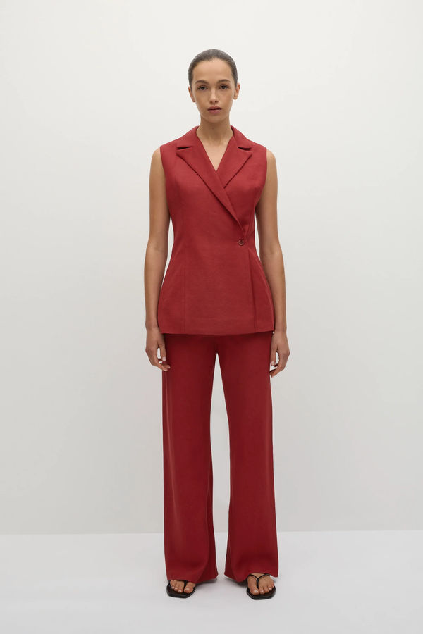 Florine Blazer Deep Red - Final Sale