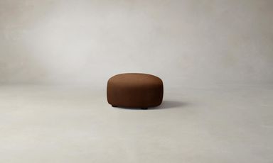 The Chelsea Ottoman - Performance Velvet Cider