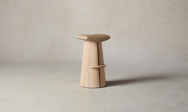 The Weston Bar & Counter Stool - Tuscan Leather Camel