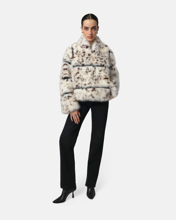 Sai Snow Leopard Coat