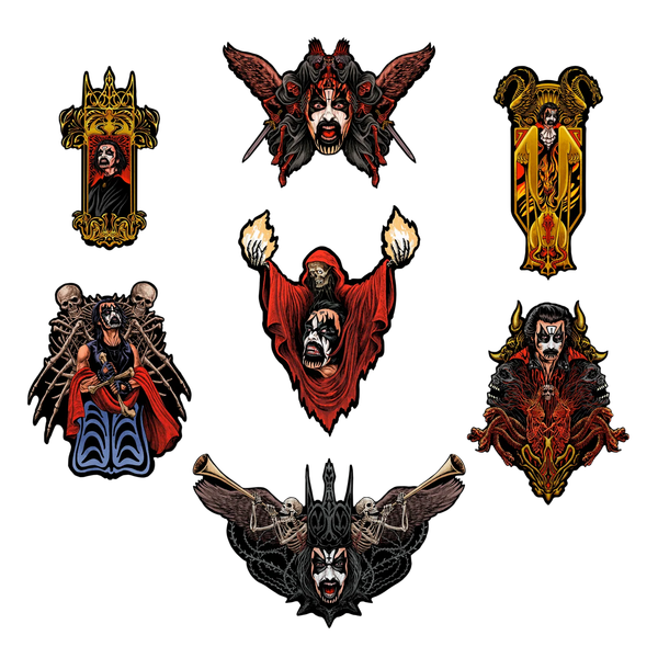 King Diamond Wall Decor Cutouts