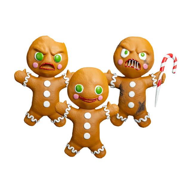 Krampus Gingerbread Man Prop