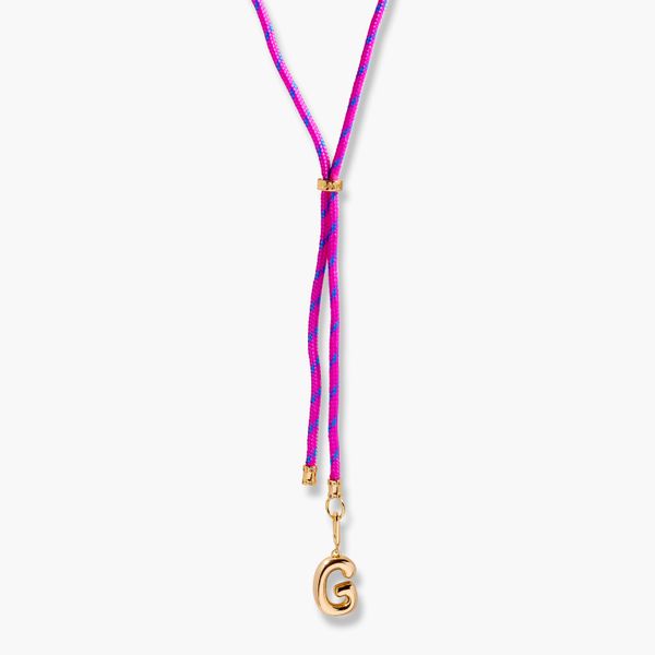 Kai Initial Lariat Charm Necklace