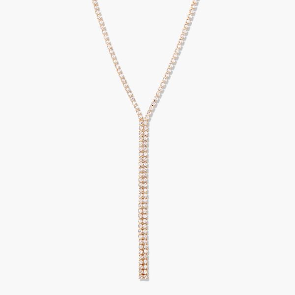 Isabella Lariat Tennis Necklace