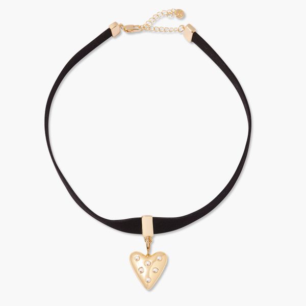 Samantha Heart Charm Choker
