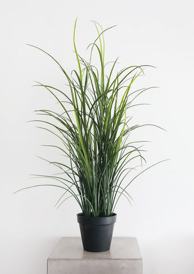 UV Resistant Artificial Outdoor Potted Grass Plant - 38"