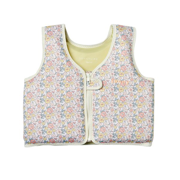 Swim Vest 3-6 - Into the Garden Ditsy Floral