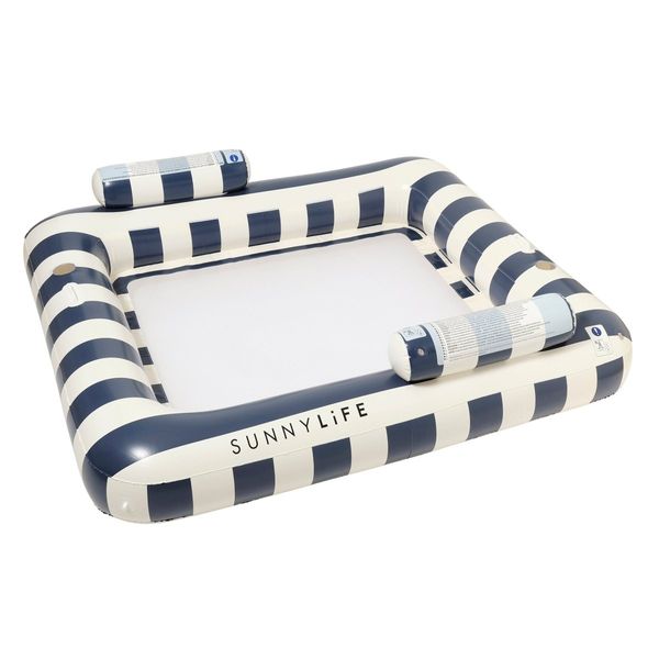 Deluxe Twin Hammock - Le Weekend Navy Stripe