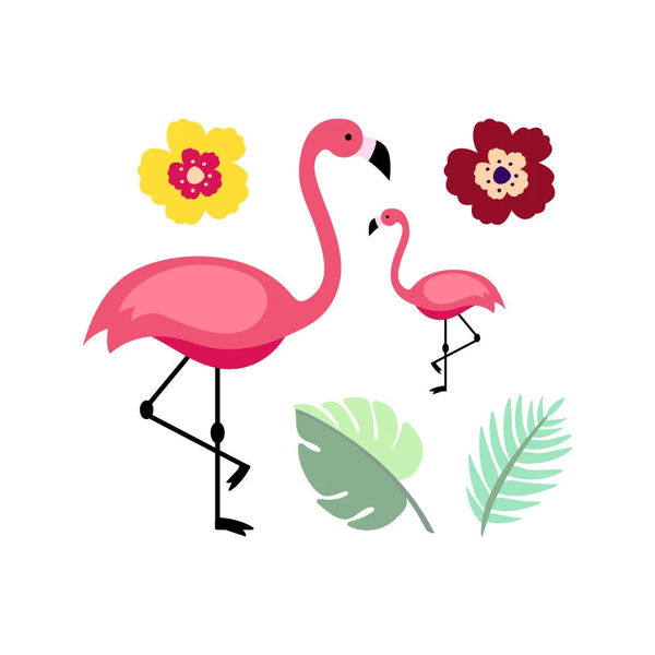 Flamingo Waterproof Stickers