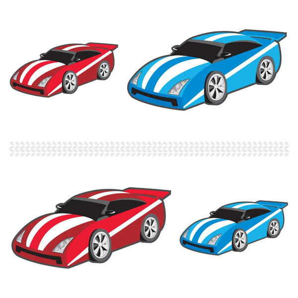 Race Car Waterproof Stickers
