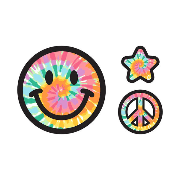 Tie-Dye Art Waterproof Stickers