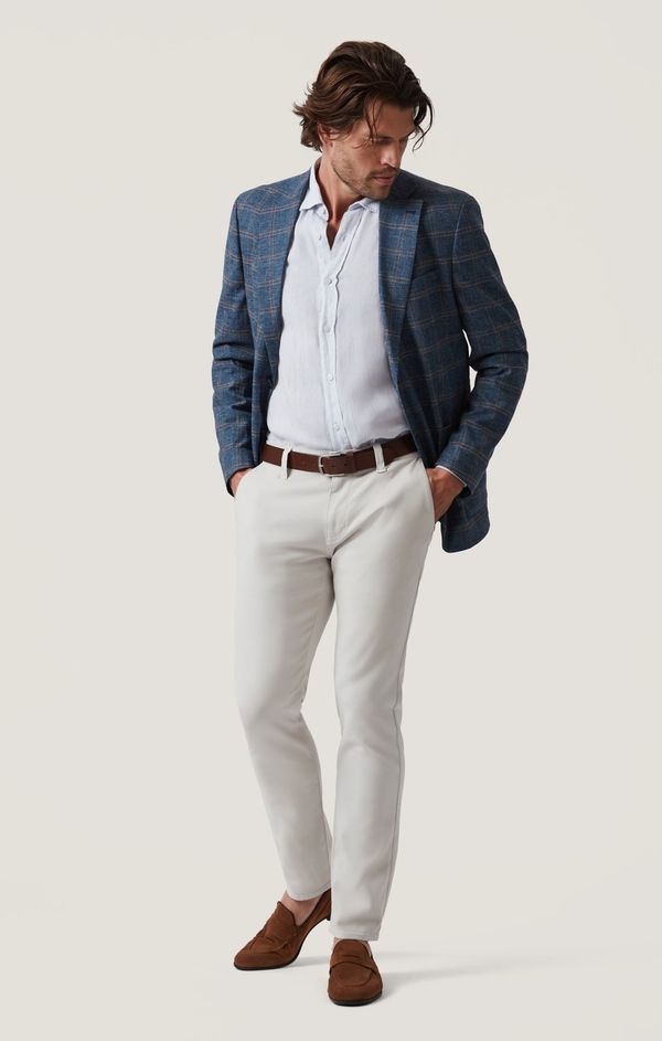 Verona Straight Leg Chino Pants in Cloud High Flyer