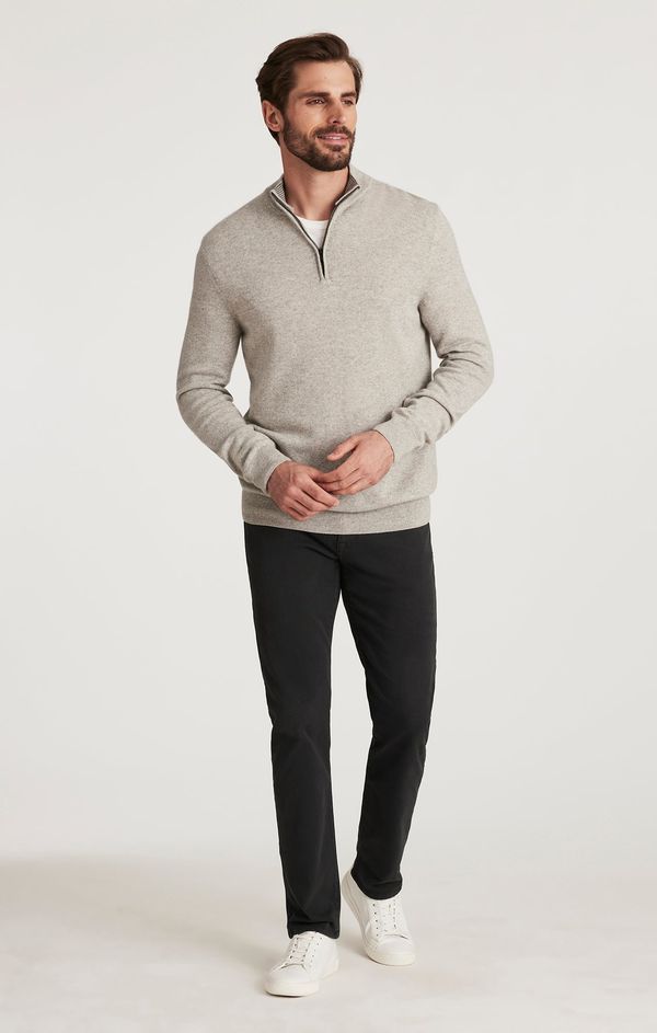 Courage Straight Leg Pants in Charcoal Diagonal