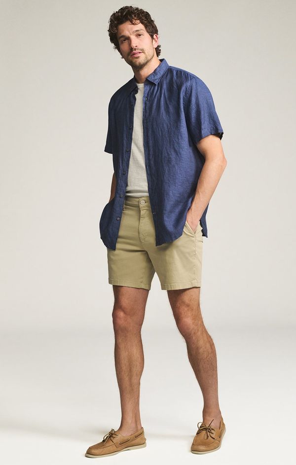 Hampton Shorts in Basil Twill